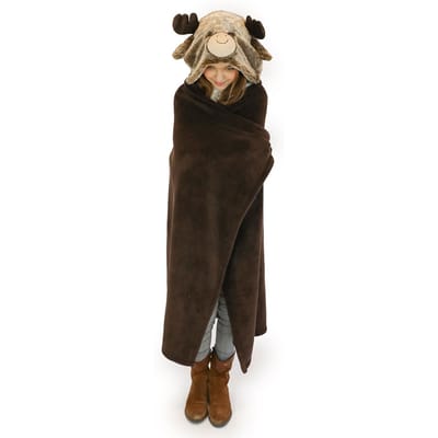 Noxxiez fleece deken - rendier