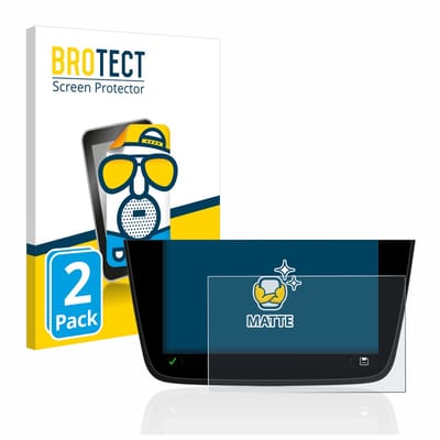 BROTECT - Screenprotector voor Opel Corsa F MY20 2020 Multimedia Navi 7" - Folie Beschermfolie matte 2 Stuks