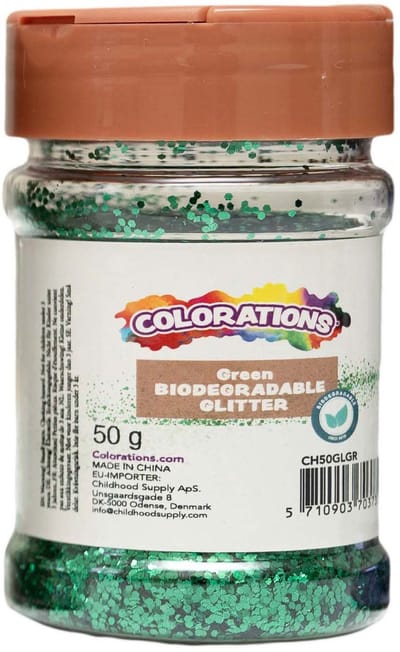 Colorations - Biologisch Afbreekbare Glitter Groen - 50g