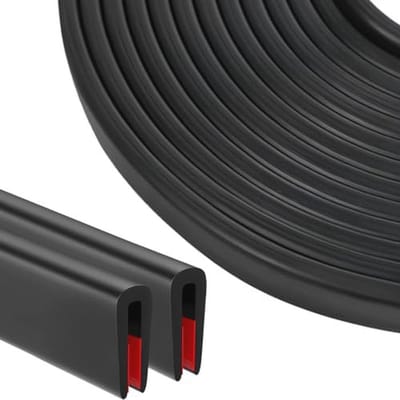Randbescherming Rubber 5m - Universeel Zelfklevend EPDM Afdichtrubber voor Schokdemping en Geluidsisolatie