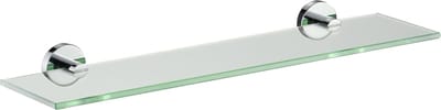 Plieger Vigo Planchet – Planchet Badkamer 52 cm x 14 cm – Planchet glas – Wandmontage – 10 jaar garantie – Chroom