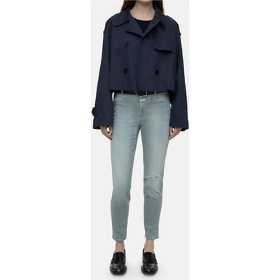 Closed Skinny Pusher Jeans Light Grey Size: W24L32 | Skinny Outlet | Dames | Grijs