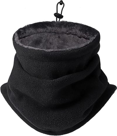 Sjaal, Multifunctionele Winterdoek, Heren Nekdoek Dames Winter Nekdoek, Warme Dikke Hardloopsjaal Nekbeschermer Sport Motorfiets Fiets Unisex (Zwart), Zwart, One Size