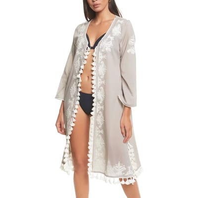 Geborduurde strandtuniek voor dames Selmark Complementos