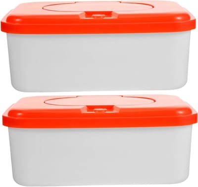 Babydoekjes Houder - Dispenser Container - Hygiënisch Werken - Hervulbaar - 22x14x8.6cm - Willekeurig
