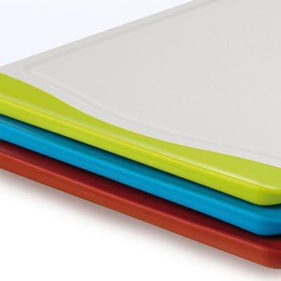 BK Universele Snijplank - 25x36cm - 3-delige Snijplankenset - Cutting Board voor Vlees, Groente, Vis - Vaatwasserbestendig