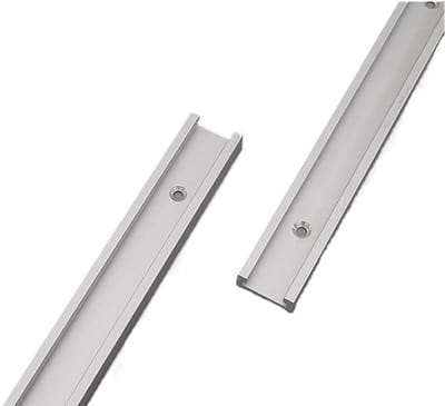 Virtubuy - T-Nut - Aluminium - Geschikt voor Houtbewerking - 400mm - T-Slot - Ideaal voor DIY Werkbanken - Perfect voor Zaagtafel