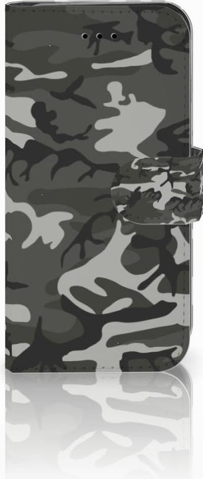 Boekhoesje voor iPhone 7 | 8 | SE (2020) | SE (2022) Telefoon Hoesje Army Light