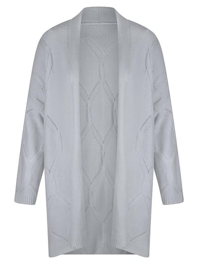 Lang vest kasjmier Van Peter Hahn blauw
