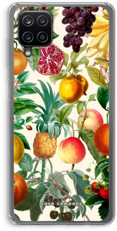 Case Company® - Hoesje geschikt voor Samsung Galaxy A12 hoesje - Classic Flora - Soft Cover Telefoonhoesje - Bescherming aan alle Kanten en Schermrand
