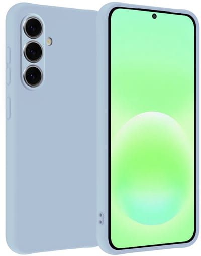 Hoesje Geschikt voor Samsung Galaxy A57 - Sterk & Shockproof - Hoes Cover - Siliconen Case - Lichtblauw