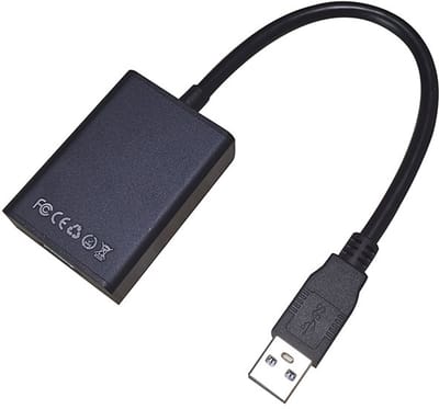 Oneay USB 3.0 naar HDMI videoadapterkabel, USB naar HDMI high-definition converter, ondersteunt 1080p, ingebouwde driver.