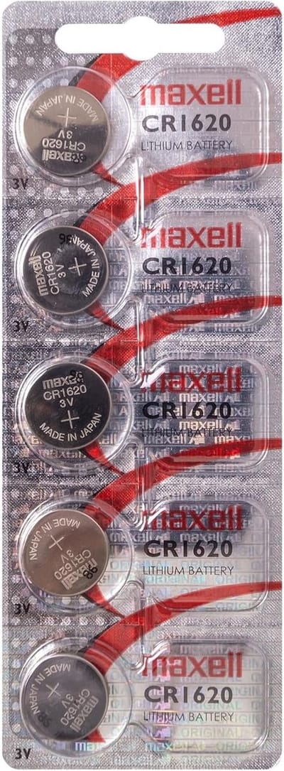 CR1620 Knoopcel Lithium Batterij (1 stuks) - Voor Horloges, Sleutelhangers en Kleine Elektronica