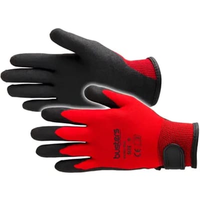 Busters Garden Grip Handschoen Rood S/m