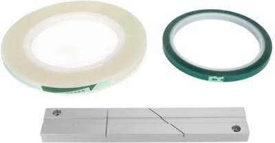Dailygoods- Splitsblok 1/4 Inch Tape - Tape-splitsset - Aluminiumlegering - Leiders/ Splitstape - Compact - Eenvoudig in gebruik - Tape Splicing Set