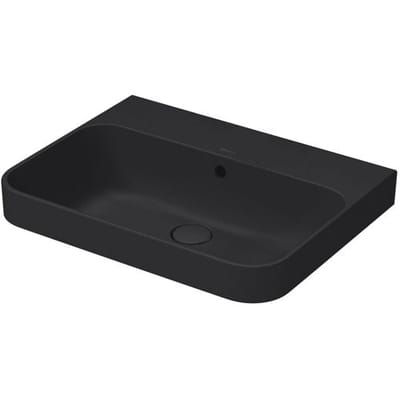 Duravit Happy D.2 Plus countertop sink 60 cm anthracite matt, with overflow, without tap hole 2360601360