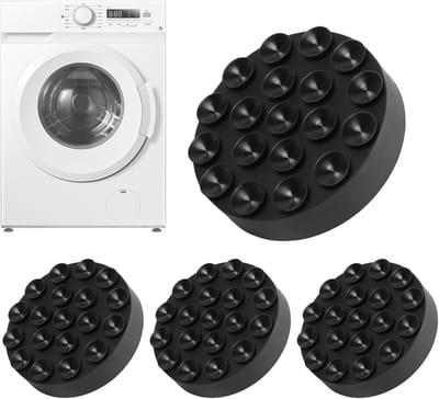 Anti-vibratiepads - Wasmachine dempers - Geluid reduceren - Maximale ondersteuning - 63 x 127 cm - Zwart