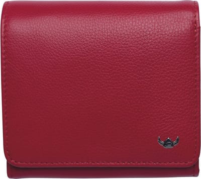 Golden Head Leren portemonnee Madrid RFID Protect RV-Börse 3335 Rot rood