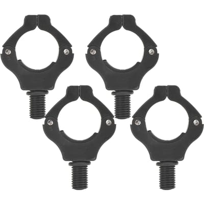 4 STUKS Magnetische Steun Kop Automatische Aanpassing Hengel Staartsteun Houder Gereedschap Accessoires zwart