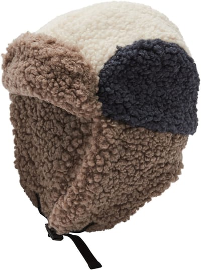 s.Oliver - male - Vliegerhoed van teddy-pluche en clipsluiting
