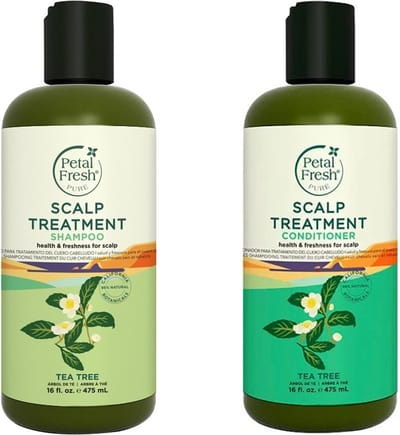 PETAL FRESH - Tea Tree - Shampoo ( 475ml) & Conditioner (475ml) - 2 pack
