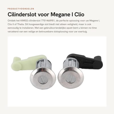 Dailygoods- Slotcilinder Eenvoudig te installeren - Cilinderslot - Deurslot - Deursloten - Deurslot met sleutel - Deurslot binnendeur