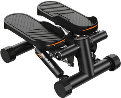 Ploutos® Stepper Fitness - Mini Stepper Hometrainer - Compact Fitness Apparaat voor Thuis - Zwart - 29cm x 33cm x 8cm