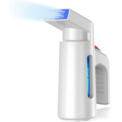 Stoomboot voor kleding 25s Snelle verwarming 700 W 180 ml Grote capaciteit Sterke doordringende stoom Draagbaar EU Plug white