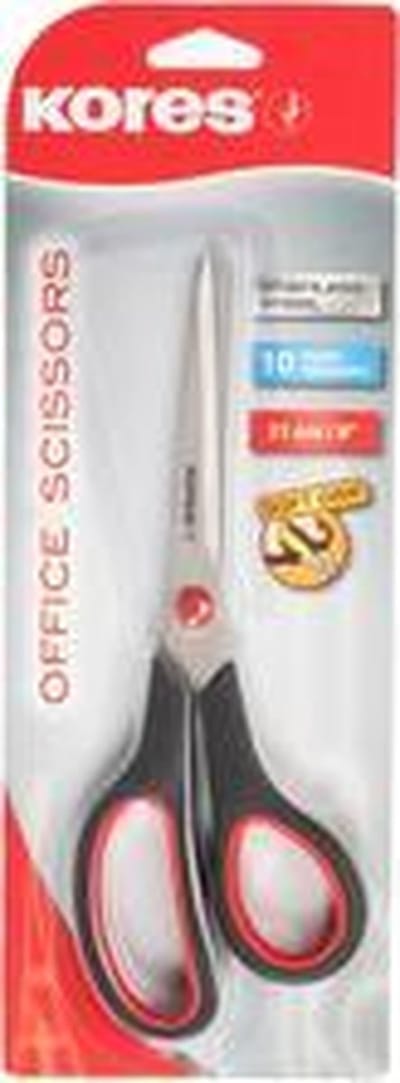 Kores universele schaar met softgrip handvat, lengte: 210 mm