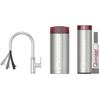 Quooker COMBI+ & Quooker Flex Round RVS & Quooker CUBE