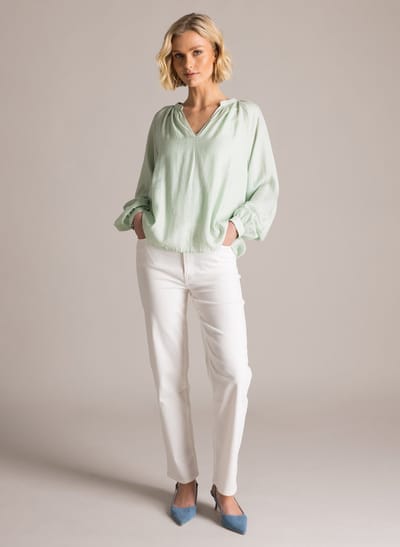 YEST Safae Essential Tops - Pastel Green - maat 34