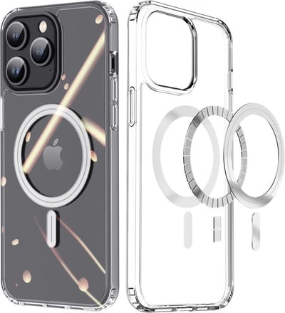 Dux Ducis - Geschikt voor iPhone 15 Pro - magnetisch case hoesje Bayer TPU - Transparant