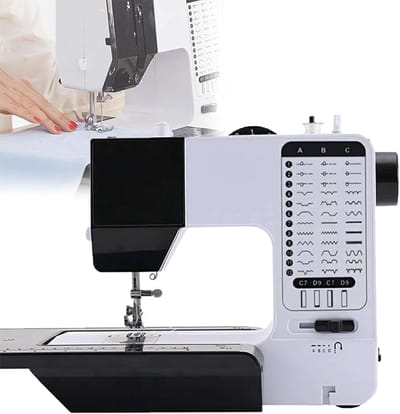 Industriële Naaimachine - Zware Stoffen Machine - Handwerk Projecten - 38 Ingebouwde Steken - 34 x 22 x 28.5 cm