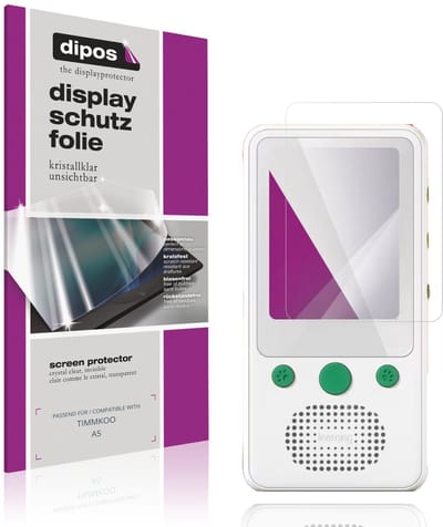 dipos – 4x Beschermfolie geschikt voor TIMMKOO A5 | Krasbestendige & heldere Screenprotector Ultra-Thin