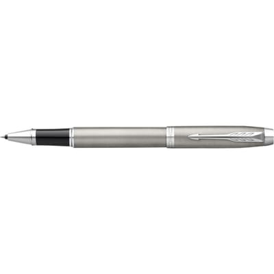 Parker IM rollerballpen | roestvrij staal met chromen trim | fijne punt met zwarte inktvulling | met Geschenkdoos