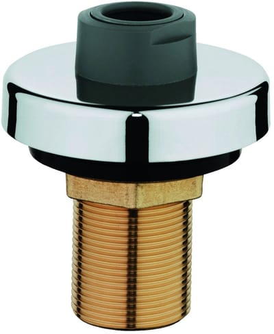 GROHE Slangdoorvoer 46487 v. HB 3-gats-badcombin. chroom/donkergrijs, 46487IX0
