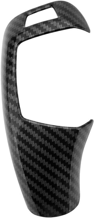Center Console Versnellingspook Knop Cover, Carbon Fiber ABS Trim voor Diverse Auto Modellen, Geschikt voor B/M*W 1, 3, 4, 5, X3, X4, X5 en X6