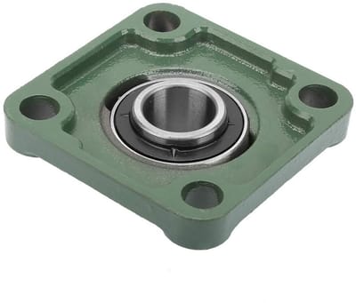 Dailygoods- Lager UCF204 - Kussenbloklager - Flenslager - Roest- en corrosiebestendig - Eenvoudige installatie - Dubbele afdichting