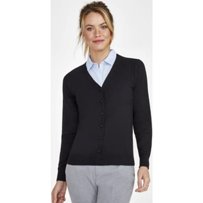 SOL'S Women´s Golden V-Neck Knitted Cardigan L419 - Black - XXL