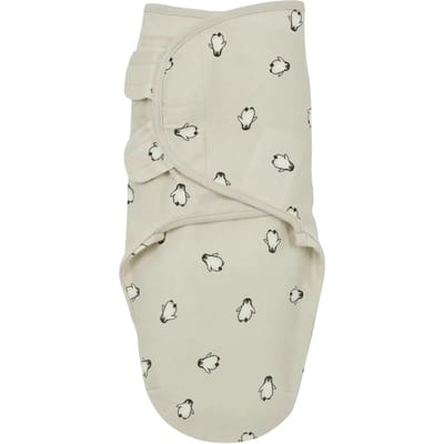 Meyco Baby Penguin swaddlemeyco inbakerdoek - soft sand - 0-3 maanden - 1.0 TOG