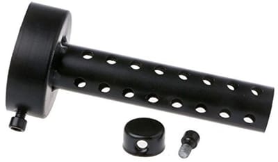 JHUBERS- Uitlaatdemper 60MM - Universele Motorfiets Demper - Muffler/Baffle - DB Killer - Korte Demper - Zwart