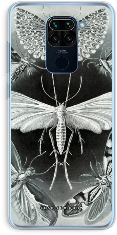 Case Company® - Hoesje geschikt voor Xiaomi Redmi Note 9 hoesje - Haeckel Tineida - Soft Cover Telefoonhoesje - Bescherming aan alle Kanten en Schermrand