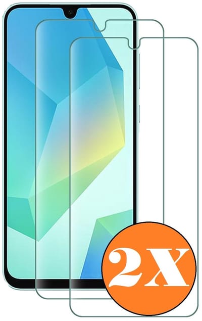 Screenprotector Geschikt voor Samsung Galaxy A17 5G Screenprotector Glas Gehard Galaxy A26 Tempered Glass - 2 Stuks
