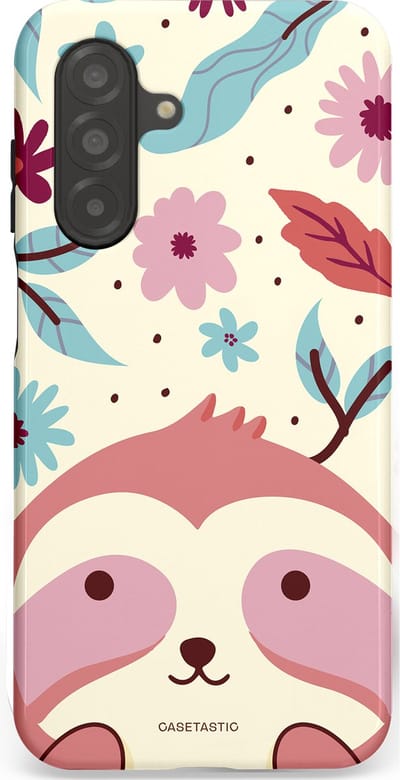 Casetastic Hoesje Geschikt voor Samsung A26 - Stijlvolle Beschermende Duo-layer Case - Luiaard knuffels