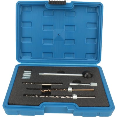 Kit de réparation de filetage de boulon de serrage d'injecteur 10 pièces Remplacement haute résistance pour moteurs Benz CDi gray