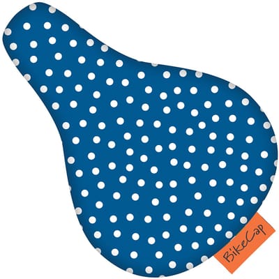 BikeCap Zadelhoesje Kids Blue Dots | Fietszadelhoes - Fietszadeldek - Stof en waterafstotend