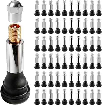 Rubber ventielen TR413 - universele maat - hoogwaardige rubber en aluminium - voorkomt luchtverlies - ShopVlot