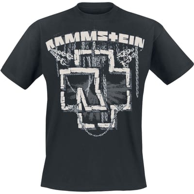 Rammstein T-shirt - In Ketten - M tot 3XL - zwart