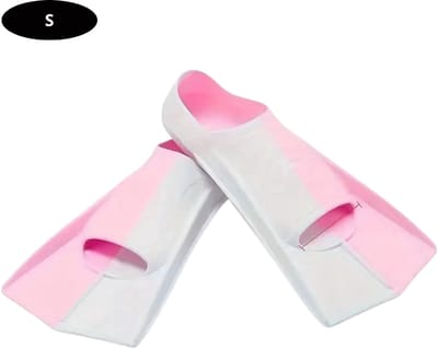 Bovista Zwemvliezen Voor Kinderen & Volwassenen - Flippers - Zwemflippers - Snorkelset - Roze/Wit - Maat S