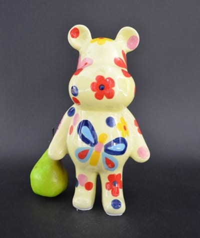 Pomme Pidou Large - Decoratie Bear Albert, Blossom Bliss - Yellow